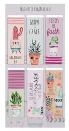 MAGNETIC BOOKMARKS SET OF 6 