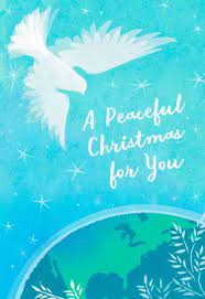 PEACEFUL CHRISTMAS BOX OF 18 CHRISTMAS CARDS