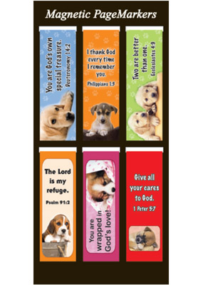 MAGNETIC BOOKMARKS SET OF 6