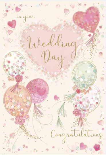 WEDDING DAY GREETINGS CARD