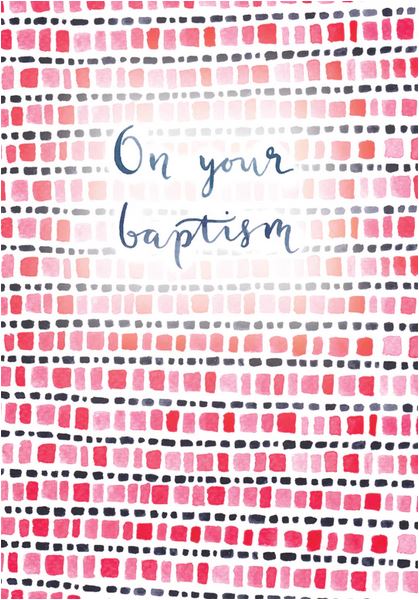 ON YOUR BAPTISM GREETINGS CARD