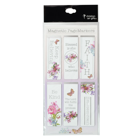 MAGNETIC BOOKMARKS SET OF 6