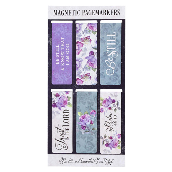 MAGNETIC BOOKMARKS SET OF 6