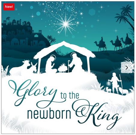 NEWBORN KING CHRISTMAS CARDS PACK OF 10  