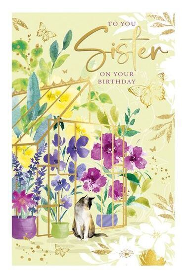 SISTER BIRTHDAY CARD