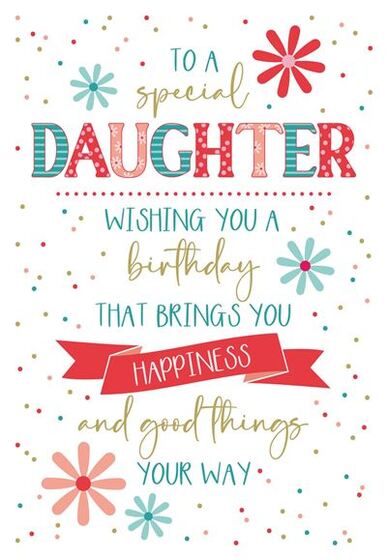 DAUGHTER BIRTHDAY CARD 