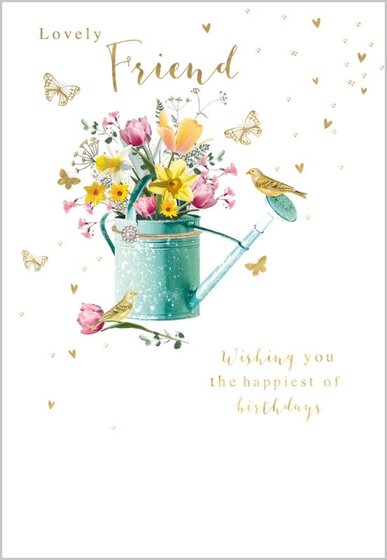 LOVELY FRIEND BIRTHDAY CARD