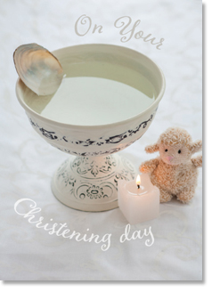 CHRISTENING DAY CARD