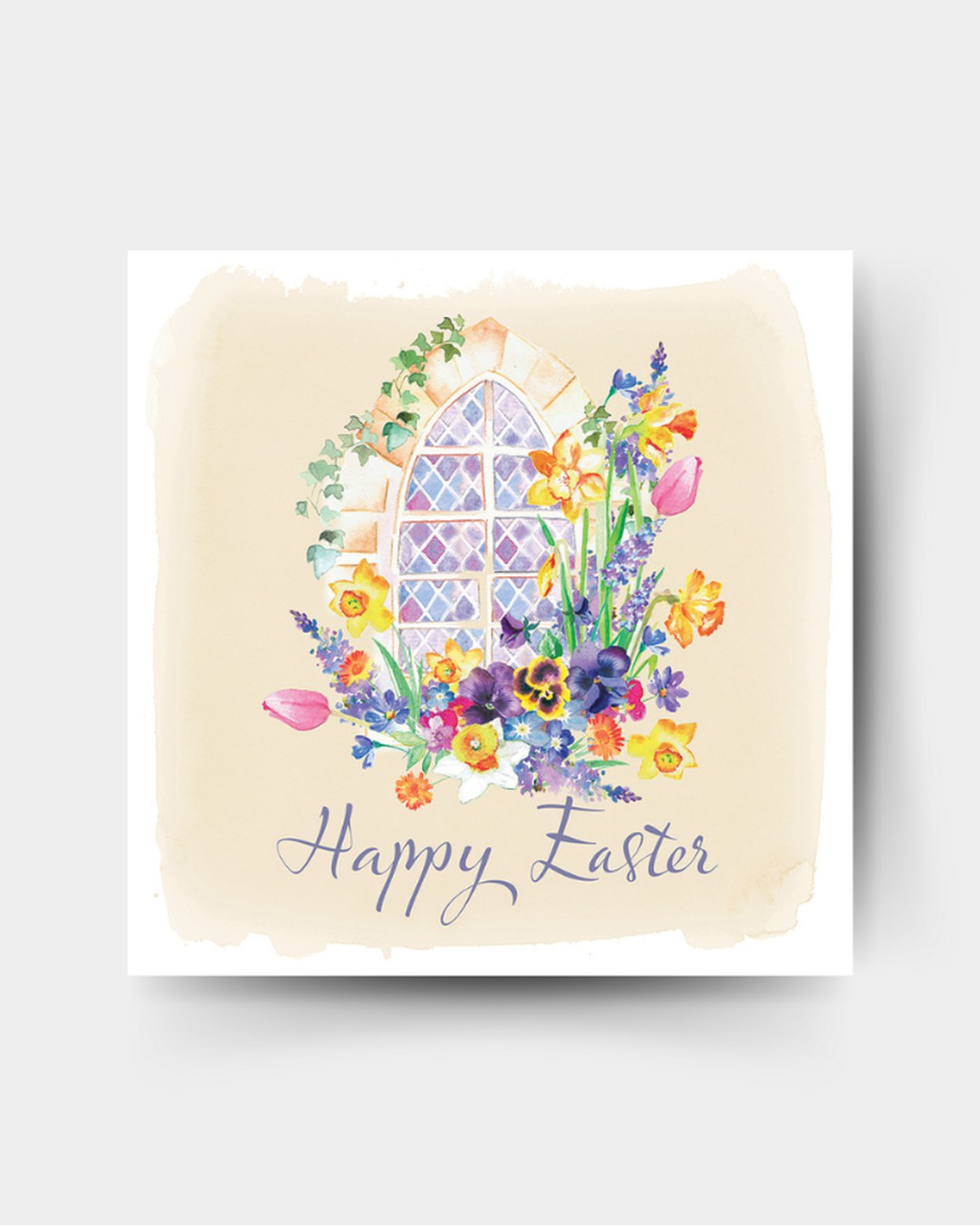 WINDOW EASTER CARDS PACK OF 4