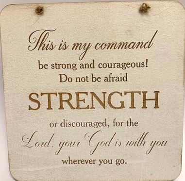 Square Plaque – Strength