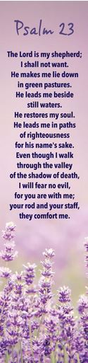 PSALM 23 BOOKMARK