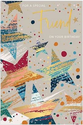 FRIEND HAPPY BIRTHDAY GREETINGS CARD