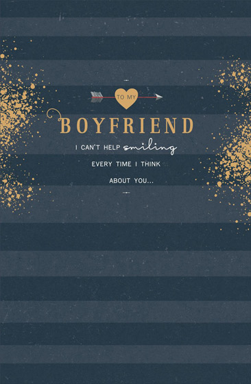 BOYFRIEND VALENTINES CARD