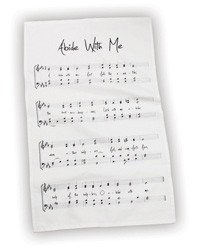 TEA TOWEL ABIDE WITH ME