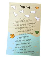 TEA TOWEL FOOTPRINTS