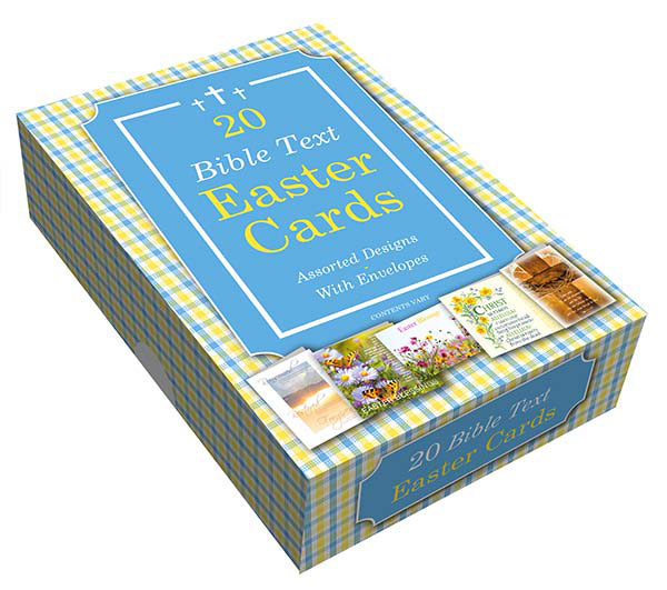 20 BIBLE TEXT EASTER CARDS