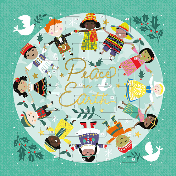 CHILDREN ADVENT CALENDAR CARD