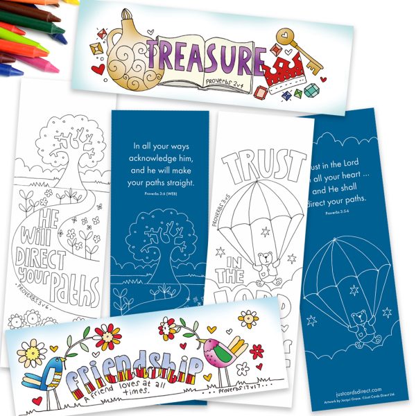 EXPLORING PROVERBS COLOURING BOOKMARKS EXPLORING PROVERBS COLOURING BOOKMARKS