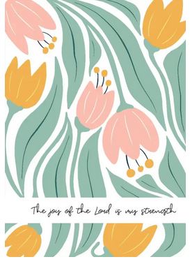 THE JOY OF THE LORD A5 NOTEBOOK