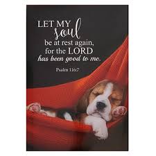 PET NOTEPAD LET MY SOUL BE AT REST
