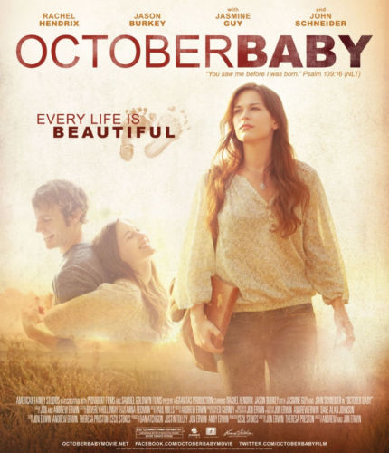 OCTOBER BABY DVD