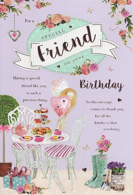 SPECIAL FRIEND BIRTHDAY CARD