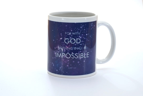 NOTHING SHALL BE IMPOSSIBLE MUG