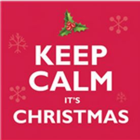 KEEP CALM ITS CHRISTMAS 