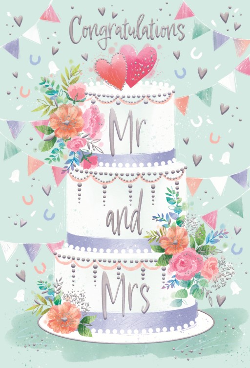 CONGRATULATIONS WEDDING CARD