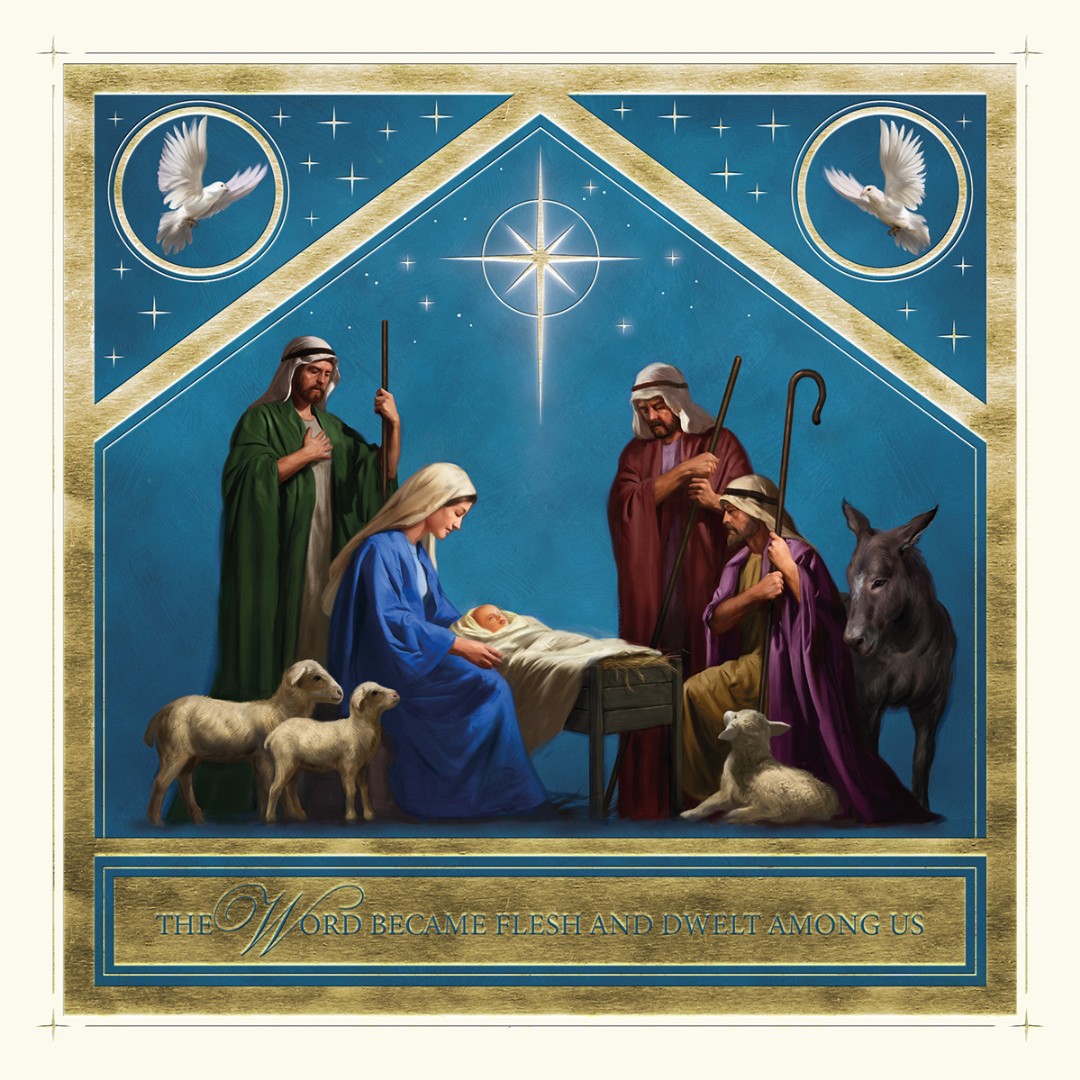 COMPASSION CHARITY CARDS: GOLDEN STABLE (10 PACK) COMPASSION CHARITY CARDS: GOLDEN STABLE (10 PACK)