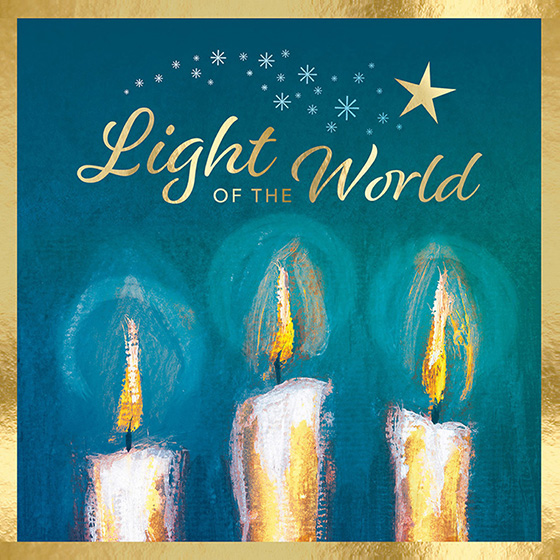 LIGHT OF THE WORLD CHRISTMAS CARDS 10 PACK 