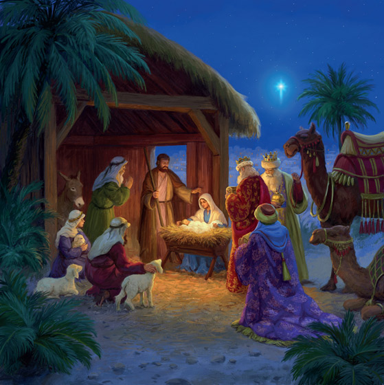 COMPASSION CHARITY CARDS: STABLE SCENE (10 PACK)