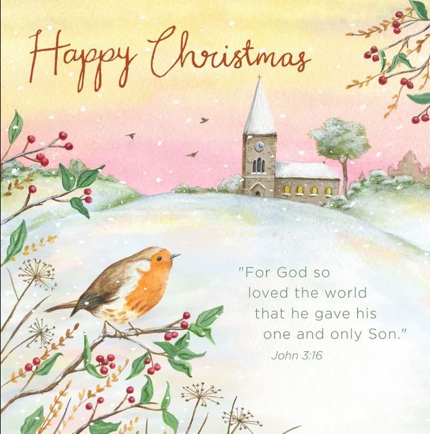 FOR GOD SO LOVED CHRISTMAS CARDS PACK OF 10