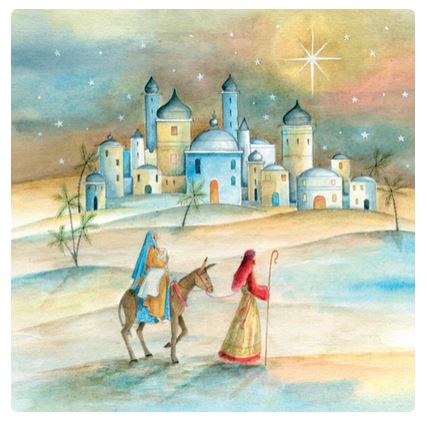 UP TO BETHLEHEM CHRISTMAS CARD PACK OF 10  