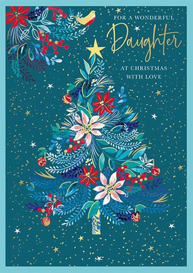 DAUGHTER CHRISTMAS CARD