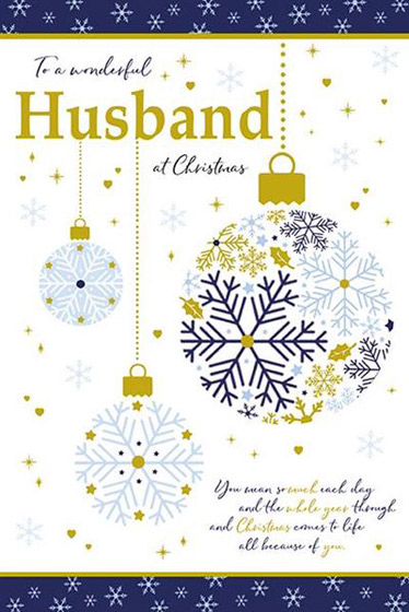 HUSBAND CHRISTMAS CARD