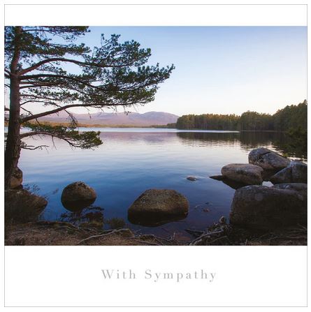 SYMPATHY CARD LOCH GARTEN