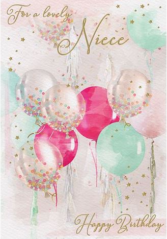 NEICE BIRTHDAY CARD