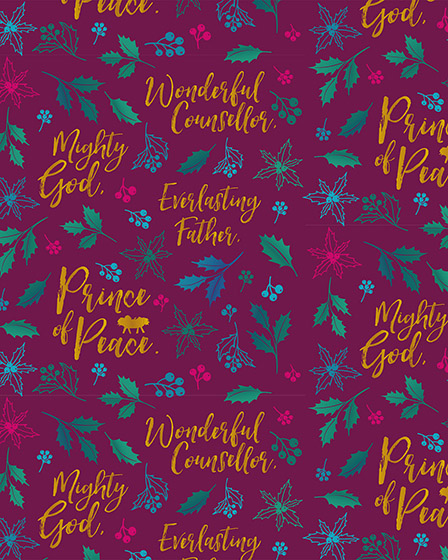 PRINCE OF PEACE WRAPPING PAPER