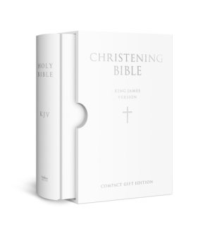 KJV COMPACT CHRISTENING BIBLE