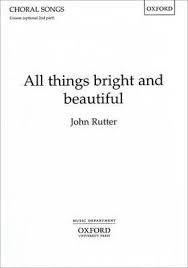 ALL THINGS BRIGHT BEAUTIFUL SHEET MUSIC