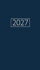 CHURCH POCKET BOOK & DIARY 2027 NAVY