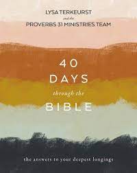 40 DAYS THROUGH THE BIBLE