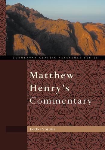 MATTHEW HENRY'S COMMENTARY