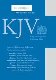 KJV POCKET REFERENCE BIBLE