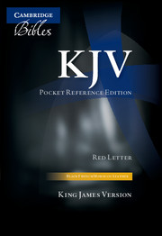 KJV POCKET REFERENCE BIBLE WITH ZIP