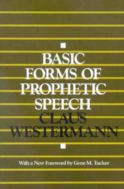 BASIC FORMS OF PROPHETIC SPEECH