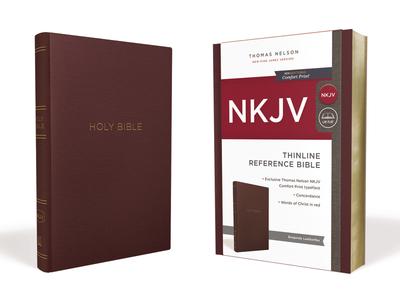 NKJV THINLINE REFERENCE BIBLE BURGUNDY IMI