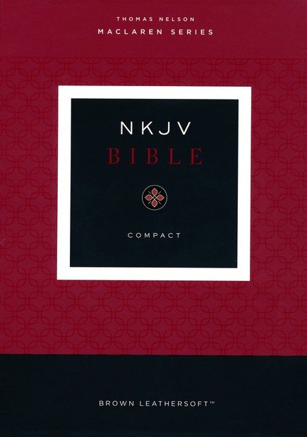 NKJV COMPACT BIBLE BROWN IMITATION