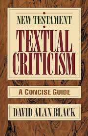 NEW TESTAMENT TEXTUAL CRITIC